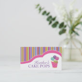 Spaß-Süßwarenladen-Visitenkarten Visitenkarte (Stehend Vorderseite)