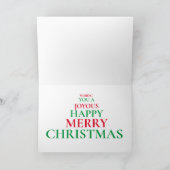 Spaß & Sweet Weihnachtskarte Dankeskarte (Innenseite)