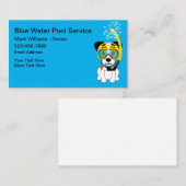 Spaß Swimming Pool Service Neu Visitenkarte (Vorne/Hinten)