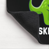 Spaß T-Rex hier für Basketball Dinosaurier Mousepad (Ecke)