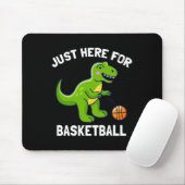 Spaß T-Rex hier für Basketball Dinosaurier Mousepad (Mit Mouse)