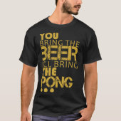 Spaß-T - Shirt-Bier pong T-Shirt (Vorderseite)