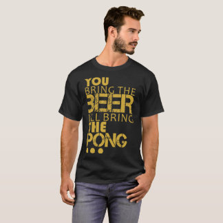 Spaß-T - Shirt-Bier pong T-Shirt