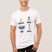 Spaß-T-Shirt Tri-Blend Shirt (Vorderseite)