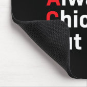 Spaß Taco Trump hält sich immer versteckt Mousepad (Ecke)