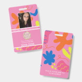 Spaß-Tagesbetreuer-Abzeichen Ausweis (Vorder- & Rückseite)