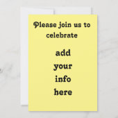 Spaß tanzende Pinguine Party Zeit! Einladung (Rückseite)