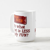 Spaß-Tasse Kaffeetasse (Vorderseite Links)