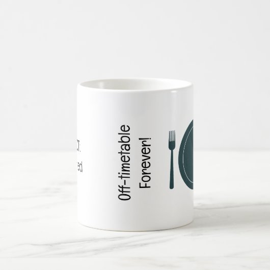 Spaß Tatsache ich bin müde Kellnerschaft Funny Rti Kaffeetasse (Mittel)