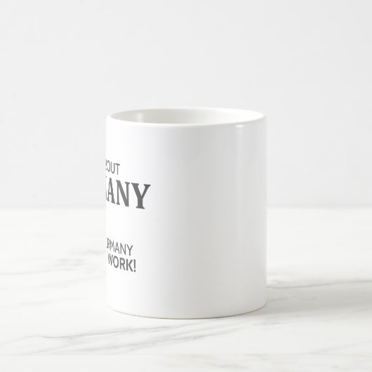 Spaß-Tatsachen über Deutschland-Kaffee-Tasse Kaffeetasse (Mittel)