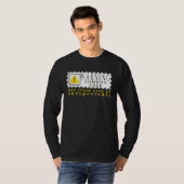 Spaß-Tech-Warnschild Allgemeiner Benutzer kann die T-Shirt (Vorne ganz)