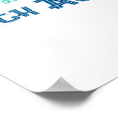 Spaß-Text lustig alte Redewendungen und Aussagen Poster (Ecke)