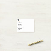 Spaß tolerieren gestohlene Menschen bei der Arbeit Post-it Klebezettel (Auf Schreibtisch)