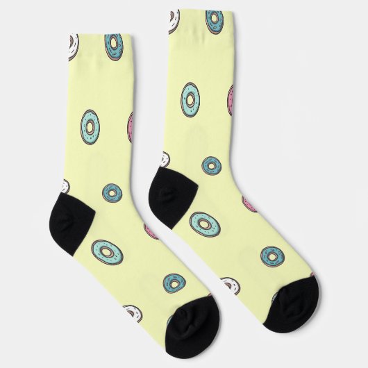 Spaß Toller farbenfrohe Donuts Socken (Rechts)