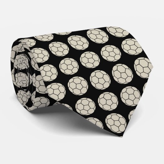 Spaß trägt Volleyballmuster-Krawatte zur Schau Krawatte (Gerollt)