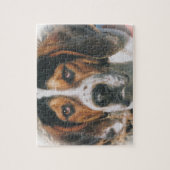 Spaß Treeing Wanderercoonhound-Puzzlespiel Puzzle (Vertikal)