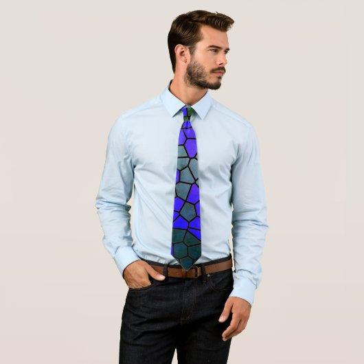 Spaß Trendy Abstrakt Print Necktie Krawatte (Beispiel)