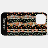 Spaß Trendy floral Stipe Modern Name Inspirivity Case-Mate iPhone Hülle (Rückseite (Horizontal))