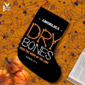 Spaß TROCKNE BONES Custom Christlich Halloween Kleiner Weihnachtsstrumpf