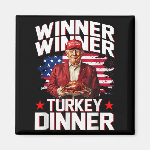 Spaß Trump Gewinner Türkei Abendessen Thanksgivi Magnet