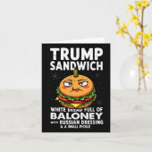 Spaß Trump Sandwich Karte (Gelbe Blume)