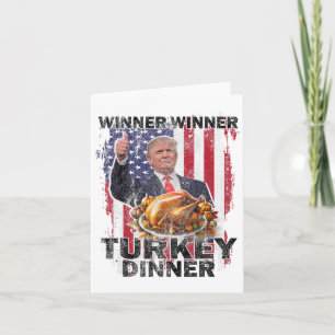 Spaß Trump Vance Gewinner Türkei Abendessen als Karte
