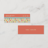 Spaß-Tupfen-Mama-Telefonkarte Telefonnummerkarte (Vorne/Hinten)