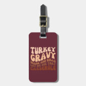 Spaß Türkei Erntedank Gepäckanhänger (Vorderseite vertikal)