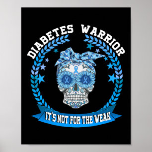 Spaß Typ 1 Diabetes Bewusstsein Geschenk Welt Diab Poster