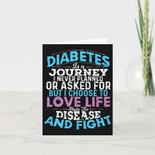 Spaß Typ 1 Diabetes T1d Diabetische Bewusstsein Fr Karte