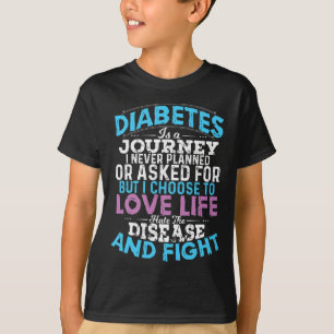 Spaß Typ 1 Diabetes T1d Diabetische Bewusstsein Fr T-Shirt