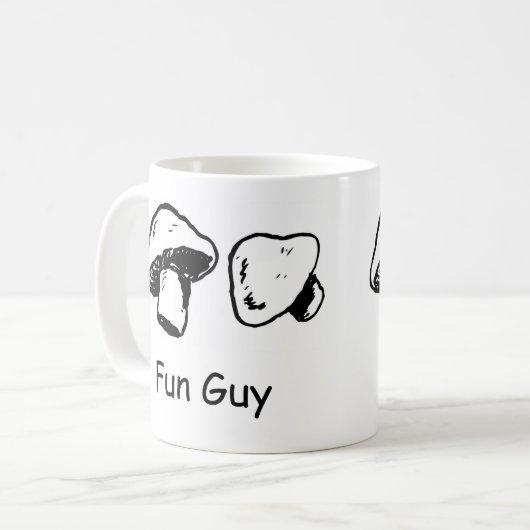 Spaß-Typ, Pilze Kaffeetasse (Vorderseite Links)