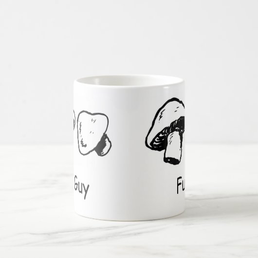 Spaß-Typ, Pilze Kaffeetasse (Mittel)