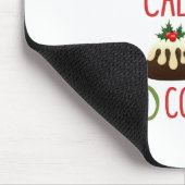Spaß Typografie Weihnachten Mousepad (Ecke)