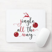 Spaß Typografie Weihnachten Mousepad (Mit Mouse)
