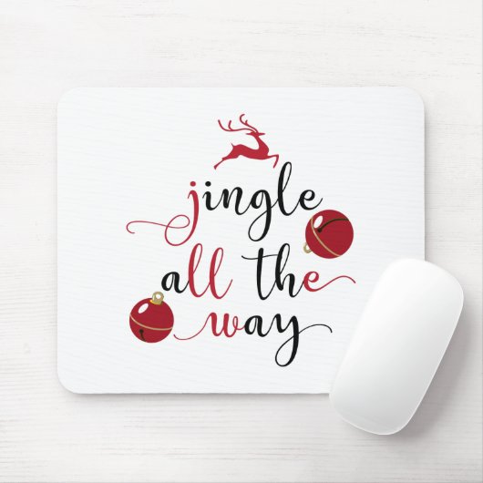Spaß Typografie Weihnachten Mousepad (Mit Mouse)