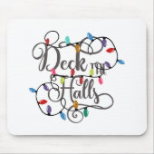 Spaß Typografie Weihnachten Mousepad (Vorne)