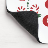 Spaß Typografie Weihnachten Mousepad (Ecke)