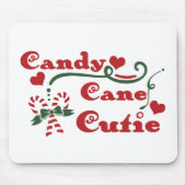 Spaß Typografie Weihnachten Mousepad (Vorne)