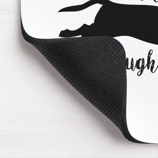 Spaß Typografie Weihnachten Mousepad (Ecke)