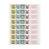 Spaß u. modernes Waldtiercharakter-Familie (Bogen)