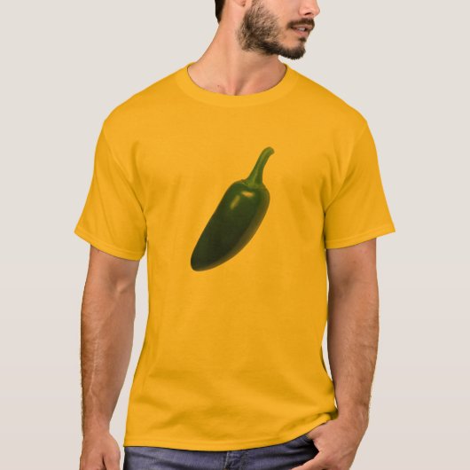 Spaß u. würziger Jalapeno-Pfeffer T-Shirt (Vorderseite)