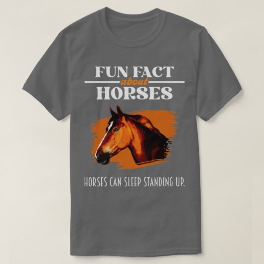 Spaß über Pferde Lover T-Shirt (Design vorne)