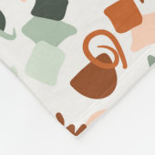 Spaß über Weiß Fleecedecke (Ecke)