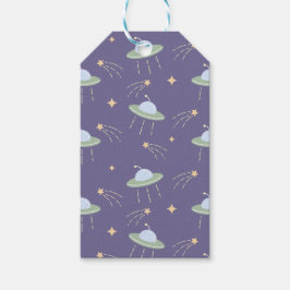 Spaß UFO Kindergeburtstag Party Geschenktasten Geschenkanhänger