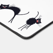 Spaß und Alberner Cat Desk Mat Schreibtischunterlage (Ecke)
