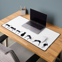 Spaß und Alberner Cat Desk Mat