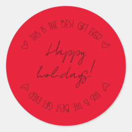 Spaß und anpassbarer Aufkleber