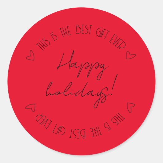 Spaß und anpassbarer Aufkleber (Vorderseite)