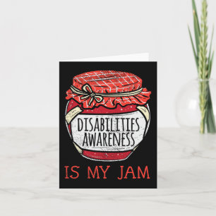 Spaß und Behinderungen unterstützen Sprichwort Nie Karte